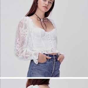 For Love And Lemons Cheyenne Bustier Top